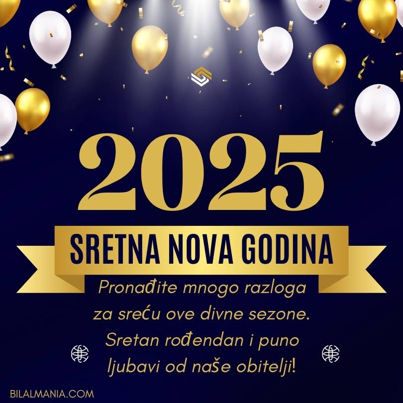 čestitke za novu 2025