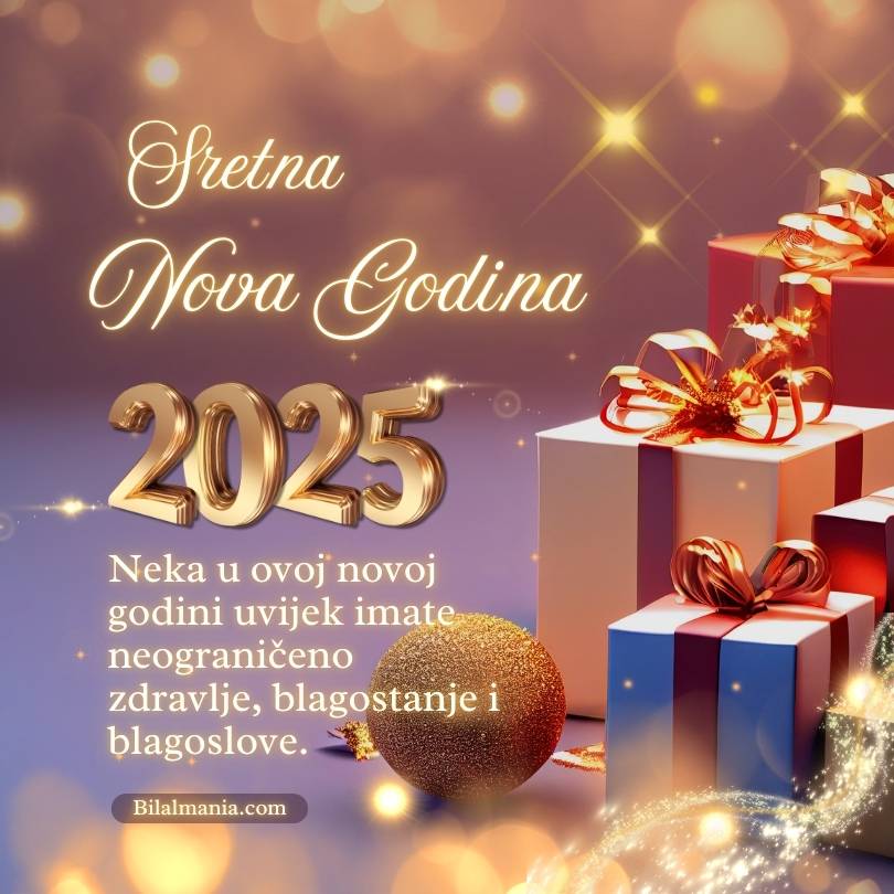 čestitke za novu 2025