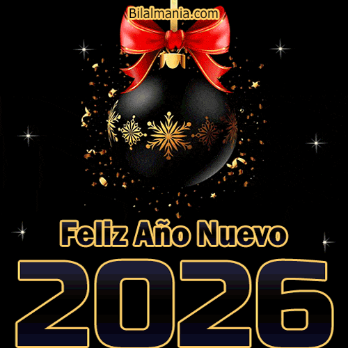 Feliz año nuevo 2026 gif gratis