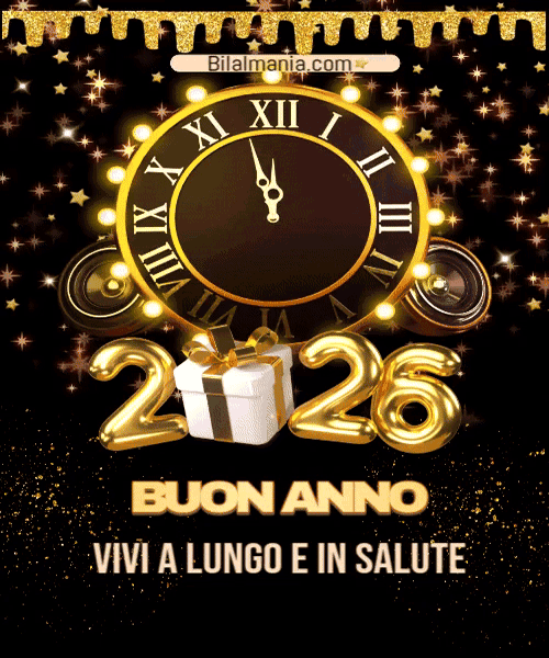 Buon Anno 2026 Gif