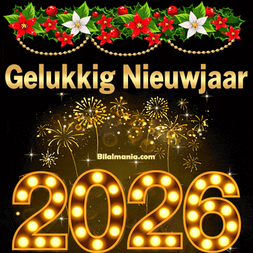 Gelukkig Nieuwjaar 2026 GIF