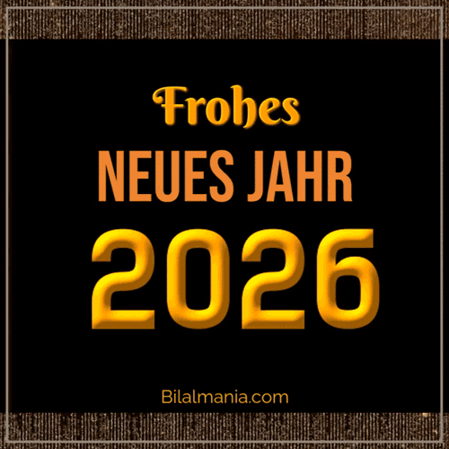 Frohes Neues Jahr 2026 Gif
