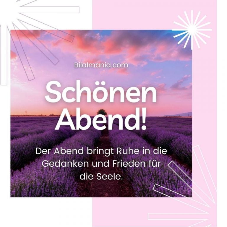 Verwunderlich Liebevolle Gedanken Schnen Abend Bilder Fr Die Seele Bild