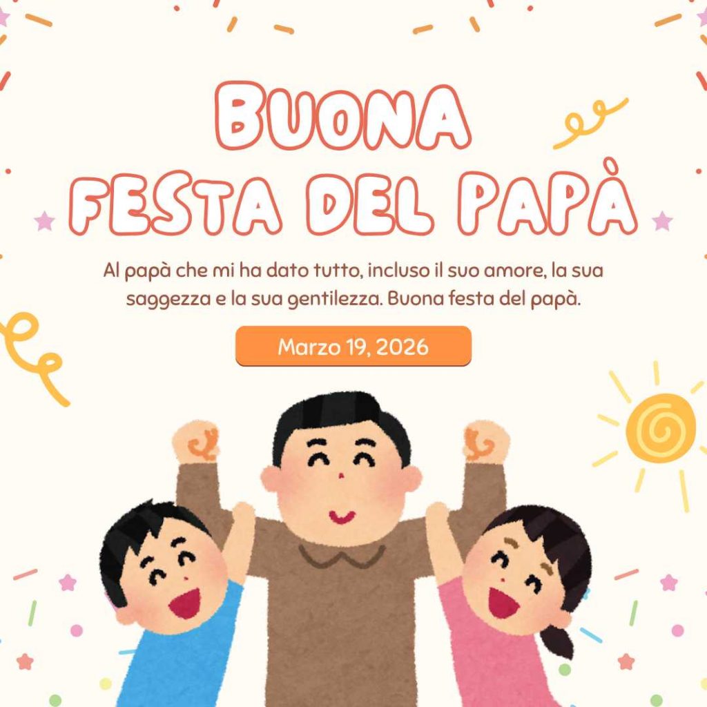 🔥 Buona Festa Del Papà 2026 Immagini: Auguri da Condividere auguri festa del papà immagini